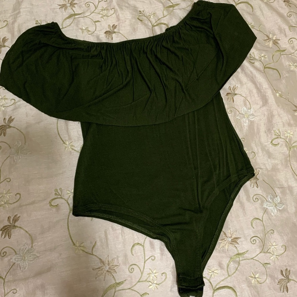 Cute off the shoulder body suit